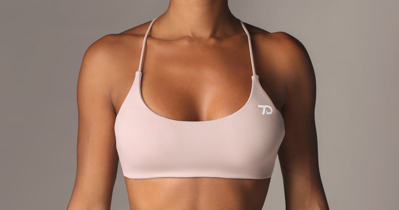 Elevate Taupe Crossback Bra & Leggings Set