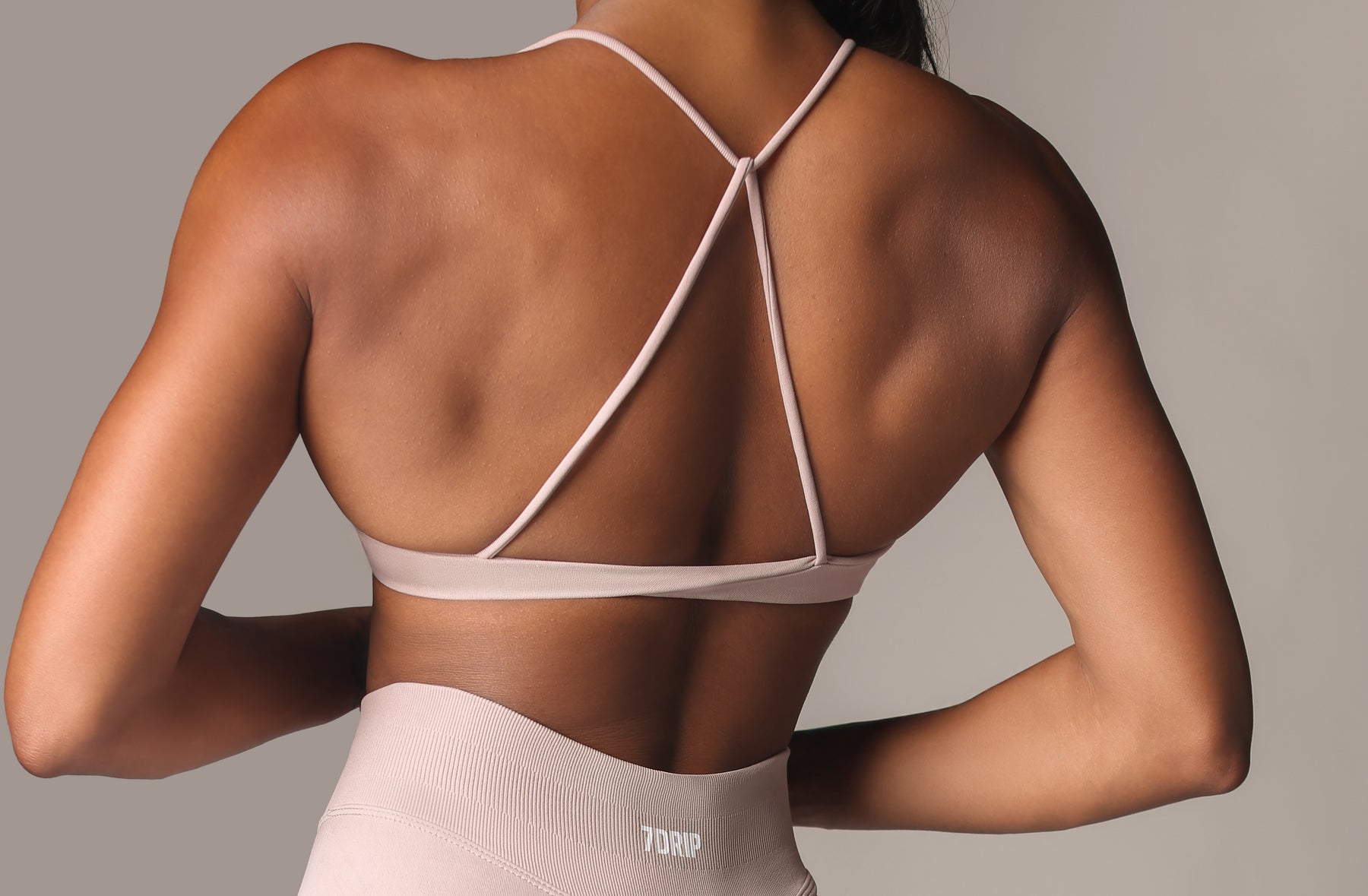 Elevate Sports Bra Taupe