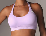 Elevate Halterneck Sports Bra Amethyst