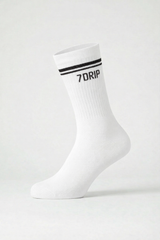 Crew Socks White/Black