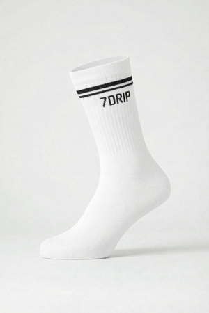 Crew Socks White/Black