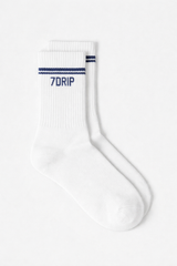 Crew Socks White/Navy