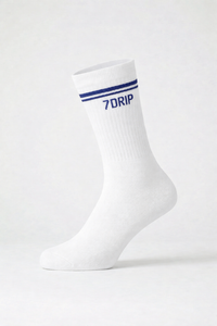 Crew Socks White/Navy