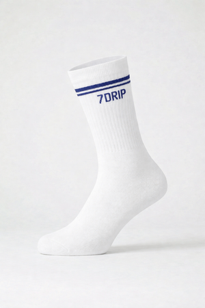 Crew Socks White/Navy