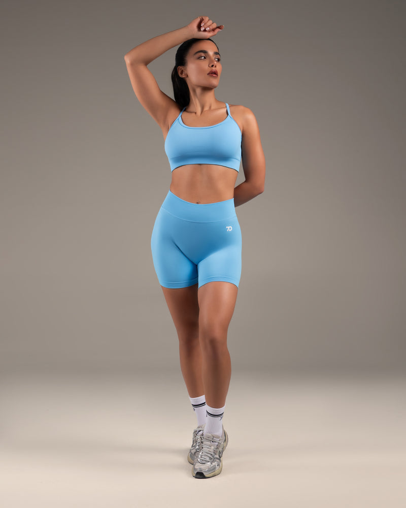 Core Form Arctic Blue Bra & Shorts Set
