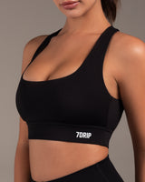 Enhance Racer Back Sports Bra Black