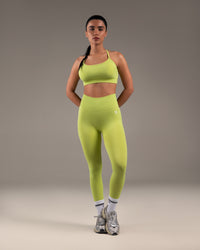 Core Form Dusty Yellow Bra & Leggings Set