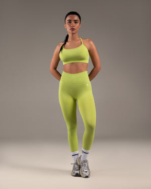 Core Form Dusty Yellow Bra & Leggings Set
