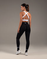 Enhance Racer Back Sports Bra White