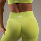 Core Form Dusty Yellow Bra & Leggings Set