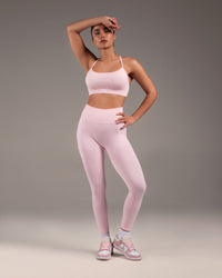Core Form Pastel Pink Bra & Leggings Set