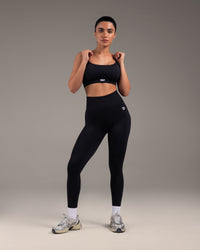 Core Form Black Bra & Leggings Set