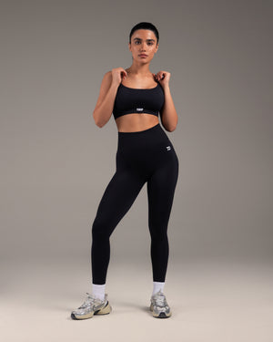 Core Form Black Bra & Leggings Set