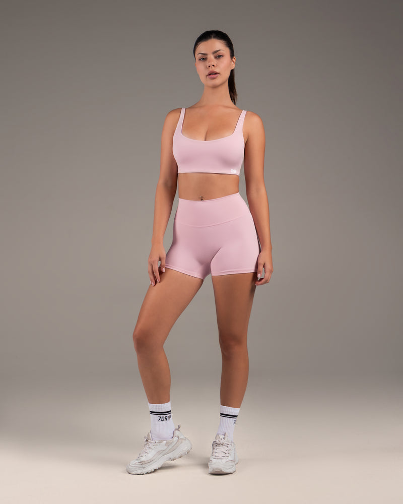 Sculpt Blossom Pink Bra & Shorts Set