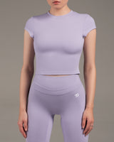 Flex Crop Top Lavender