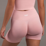 Empower Blush Pink Crop Top & Shorts Set