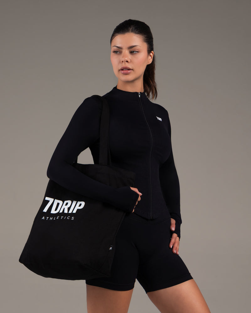 Branded Tote Bag - Black