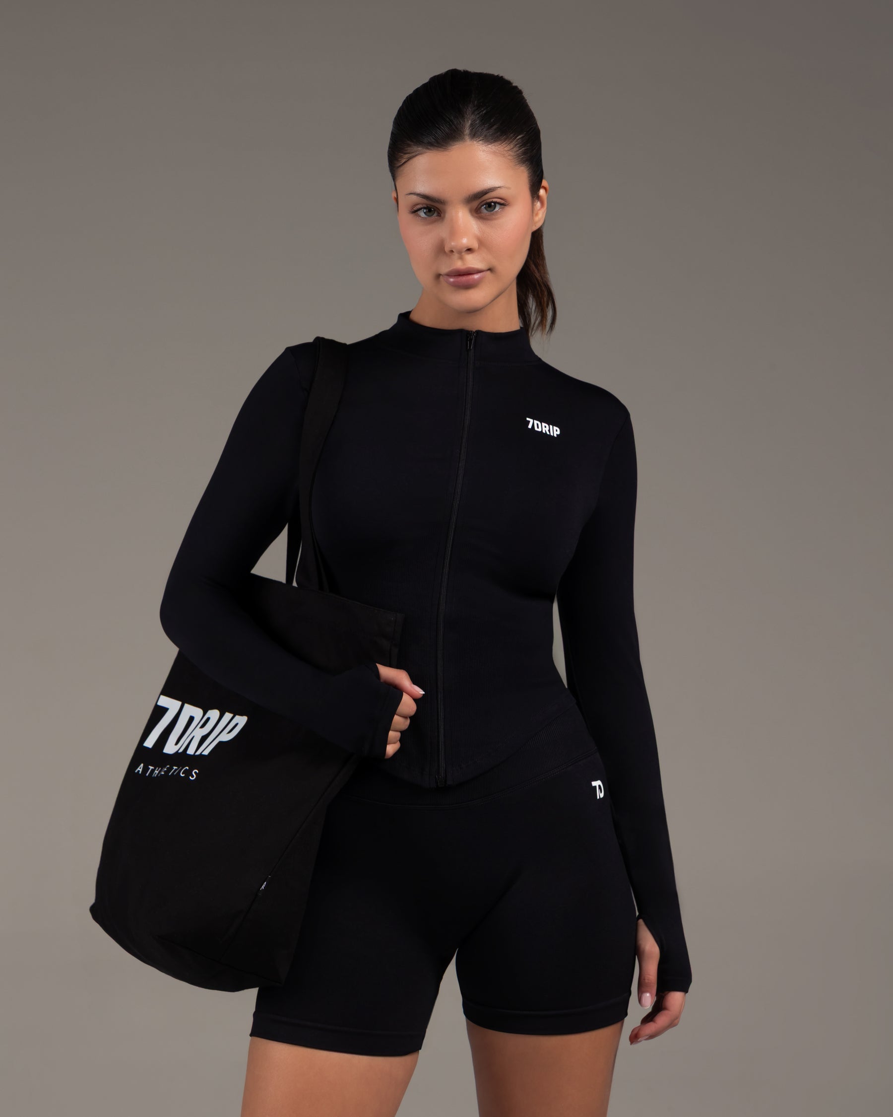 Empower Full Zip Jacket Black