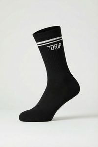 Crew Socks Black/White